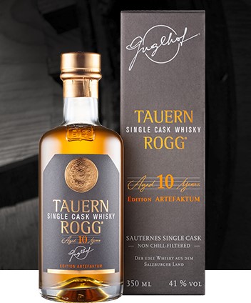 Guglhof TauernROGG® Single Cask Whisky  -  Aged 10 Years  -  Edition Artefaktum 35 cl